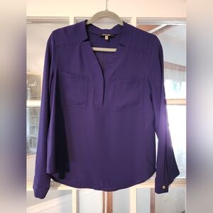 Nine West Deep Purple Blouse